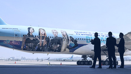 Korean Air Unveils Custom Aircraft Featuring BLACKPINK